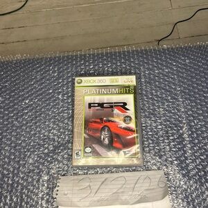 PGR3 Platinum Hits Xbox 360 Game - Red Sports Car Cover